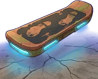 Hoverboard card art
