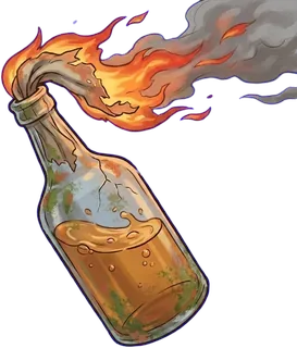 Molotov card art